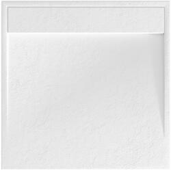 Welland kőhatású zuhanytálca rejtett lefolyóval - szifonnal 90 x 90 cm - fehér (GT-9090LS-2) - miniwebshop