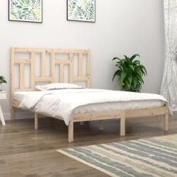 vidaXL Double tömör fa ágykeret 135 x 190 cm (3104518)