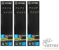 Matrix MXC-3 Előkötött Feeder Horog Hossz: 15 cm Méret: 12 - Matrix BBR Szakállnélküli Horog