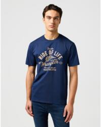 Wrangler - AMERICANA TEE / NAVY - Férfi póló (112362792)