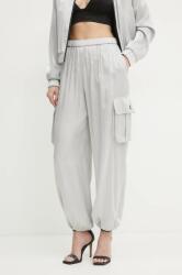 Giorgio Armani nadrág női, szürke, magas derekú XW000139 AF10839 - szürke 36
