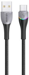 USAMS U77 Sj542 Usb Type-c Kábel 3a 1.2 Méter Fekete