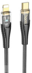 hoco. U121 Gold Pd Usb Type-c / Lightning Kábel Pd 27w 1.2 Méter Fekete