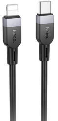 hoco. X109 Energy Pd Silicone Usb Type-c / Lightning Kábel Pd 27w 1 Méter Fekete