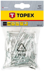 Topex popszegecs 3.2x10, 50db (43E302)