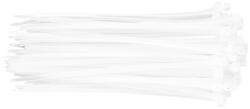 TOPEX Kábelkötegelő, gyorskötöző, 4, 8mm x 200mm, fehér, 75db (44E977)