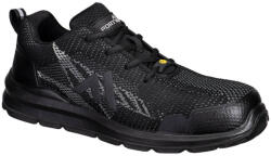 Portwest FC32 - Composite Textile Trainer munkavédelmi cipő S1PS ESD SR FO (fekete/szürke 44) (FC32BZR44)
