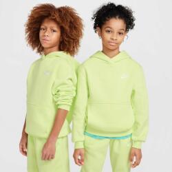 Nike Sportswear Club Fleece Big Kids Pullover Hoodie XS | Unisex | Hanorace | Galben | FD3000-736 (FD3000-736)