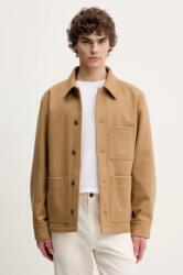 APC A. P. C. gyapjú ingkabát veste emile bézs, átmeneti, WOAJS. H02713 - bézs L