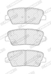 FERODO Set placute frana, frana disc FERODO FDB4391 - fixbox