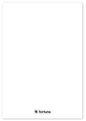 Fortuna Spirálfüzet vonalas FORTUNA Monocolor A/4 70 lapos fehér (01.02134) - fotoland