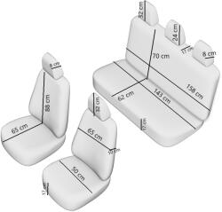 UMBRELLA Set Huse Scaun Racing Gri - butoanevw