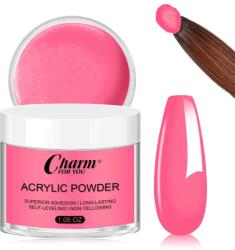 SELA Pudră acrilică color 30g, autonivelantă, 04 Dark Pink, Sela