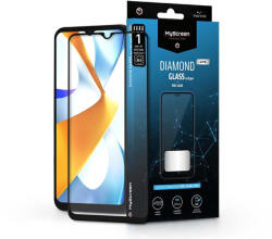 MyScreen Xiaomi Poco C40 edzett üveg képernyővédő fólia - MyScreen Protector Diamond Glass Lite Edge2.5D Full Glue - fekete