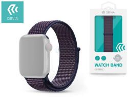 DEVIA Apple Watch szövet sport szíj - Devia Deluxe Series Sport3 Band - 38/40/41 mm - indigo