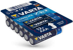 VARTA Longlife Power Alkaline AAA ceruza elem - 12 db/csomag