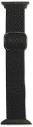 Beline okosóra szíj, Apple Watch 4/5/6/7/SE fekete, szövet, 42/44/45mm