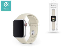 DEVIA Apple Watch lyukacsos sport szíj - Devia Deluxe Series Sport Band - 38/40/41 mm - stone