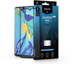 MyScreen Huawei P30 edzett üveg képernyővédő fólia - MyScreen Protector Diamond Glass Lite Edge2.5D Full Glue - fekete