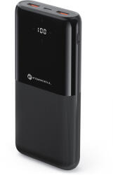 Forcell Power Bank, 20000mAh, 2xUSB / Type-C, fekete, QC / PD támogatás, LED kijelző, Forcell F-Energy P20k1