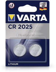 VARTA CR2025 lithium gombelem - 3V - 2 db/csomag