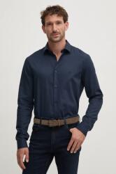 Giorgio Armani pamut ing férfi, olasz galléros, sötétkék, regular, 6DZC22 ZN5SZ - sötétkék XXL