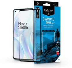 MyScreen OnePlus 8 Pro edzett üveg képernyővédő fólia ívelt kijelzőhöz - MyScreen Protector Diamond Glass Edge3D - fekete