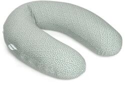 Doomoo Perna mare pentru gravide si bebelusi 3 in 1, bumbac organic Buddy Cloudy Kaki, Doomoo