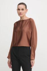 Joseph Ribkoff felső barna, női, sima, 244110 - barna XXL
