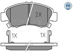 MEYLE set placute frana, frana disc MEYLE -PD: Advanced performance and design. 025 216 9715/PD (025 216 9715/PD)
