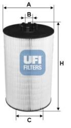 UFI Filtru ulei UFI 25.097. 00 (25.097.00)