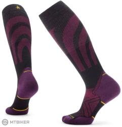 Smartwool Run Targeted Compression térdzokni, fekete/lila (S)