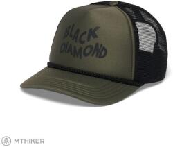 Black Diamond FLAT BILL TRUCKER baseball sapka, Tundra/Black Wavy Black Diamond
