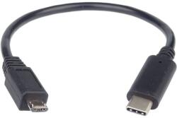 SPB Software PremiumCord Преходник USB 3.1 конектор C/male - USB 2.0 конектор Micro-B/male, 0, 2 м (kur31-02)