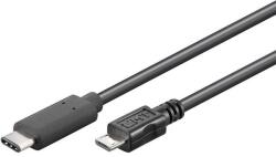 SPB Software PremiumCord USB-C/MicroUSB kábel, 1m (ku31cb1bk)