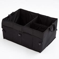  Autó csomagtartó rendszerező, összecsukható doboz, fekete (Trunk organizer)