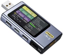 FNIRSI FNB58 Bluetooth USB akkumulátor- és kábeltesztelő támogatott protokollérzékeléssel (FNB58 BT)