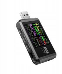 FNIRSI FNB48P USB akkumulátor- és kábeltesztelő támogatott protokollfelismeréssel (FNB48P standard)