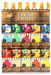 Paloma Autó illatosító szett, Gold Fresh Fruit, 90 db / display, P11100N