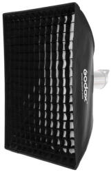 GODOX Téglalap Softbox Bowens 80x120cm + Méhsejt Grid (SB GUE80120)