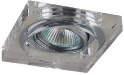 EMITHOR Elegant króm-átlátszó beépíthető lámpa (EMI-71037) GU10 1 izzós IP20 (71037)
