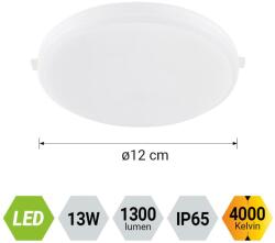 EMITHOR Agilo fehér LED beépíthető lámpa (EMI-63201) LED 1 izzós IP65 (63201)