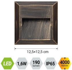 EMITHOR Radix barna kültéri LED lépcsővilágító lámpa (EMI-48337) LED 1 izzós IP65 (48337)