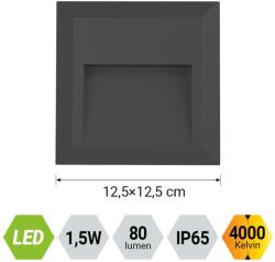 EMITHOR Radix szürke kültéri LED lépcsővilágító lámpa (EMI-48328) LED 1 izzós IP65 (48328)