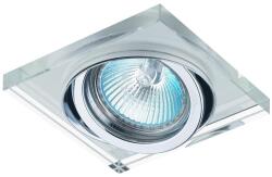 EMITHOR Elegant króm-átlátszó beépíthető lámpa (EMI-71053) GU10 1 izzós IP20 (71053)