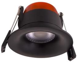 EMITHOR Axt fekete-átlátszó vízvédett LED beépíthető lámpa (EMI-49056) LED 1 izzós IP65 (49056)