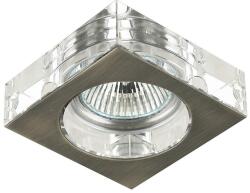 EMITHOR Elegant króm-átlátszó beépíthető lámpa (EMI-71009) GU10 1 izzós IP20 (71009)