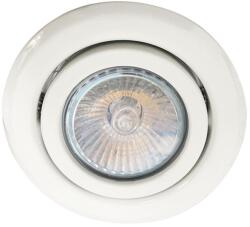 EMITHOR Elegant fehér-átlátszó beépíthető lámpa (EMI-48619) GU10 1 izzós IP20 (48619)