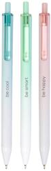 Spoko Golyóstoll 0, 5mm nyomógombos vegyes tolltest Easy Ink Spoko BE IN kék (OLBABE)