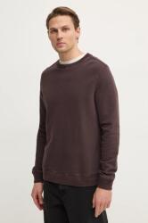 Zadig&Voltaire pamut melegítőfelső barna, férfi, sima, JMSS00266 - barna M
